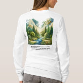 Wild is de hartslag van natuur t-shirt (Achterkant)