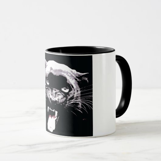 Wild Jaguar Eyes Mok (Voorkant rechts)