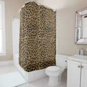 Wild Jaguar Print Shower Curtain Douchegordijn (In situ)