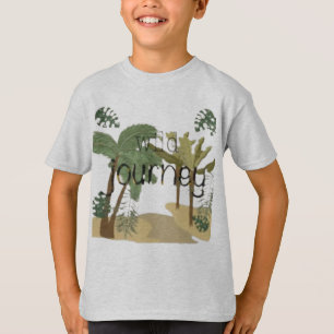 Wild Journey Tropische Palmboom Natuur Kids T-Shir T-shirt