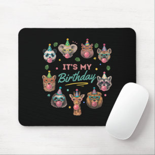 Wild Jungle Dieren Verjaardagsfeest Ontwerp  Muismat
