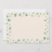 Wild Jungle Safari Animals Birthday Photo Bedankkaart (Achterkant)