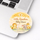 Wild Jungle Sunshine Adventure Style Ronde Sticker
