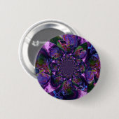 Wild Kaleidoscope Saturn Ronde Button 5,7 Cm (Voorkant /achterkant)