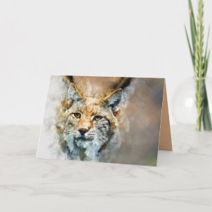 wild kattenwenskaart kaart