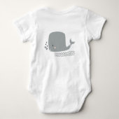 WILD KILD FRAMED | WHALE | SCANDI KINDER ROMPER (Achterkant)