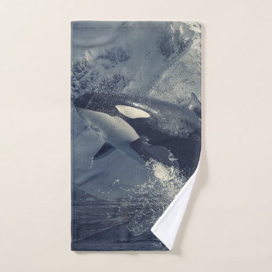 Wild Killer Whale Jumping Bad Handdoek (Handdoek)