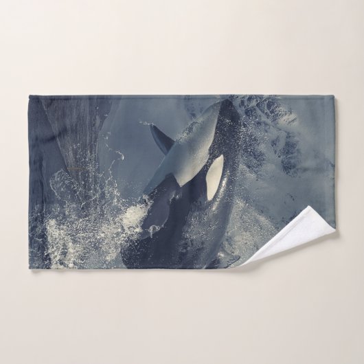 Wild Killer Whale Jumping Bad Handdoek (Handdoek)
