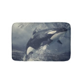 Wild Killer Whale Jumping Badmat (Voorkant)