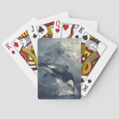 Wild Killer Whale Jumping Pokerkaarten (Achterkant)