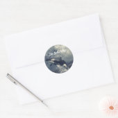 Wild Killer Whale Jumping Ronde Sticker (Envelop)