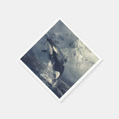 Wild Killer Whale Jumping Servet (Hoek)