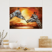 Wild Kisses Art Poster (Keuken)