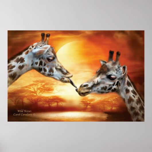 Wild Kisses Art Poster (Voorkant)