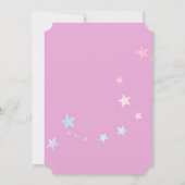 Wild Kleuren Meisje Roller Schaatsen Verjaardagsfe Kaart (Achterkant)