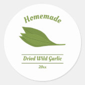Wild Knoflooklabel Sticker (Voorkant)