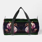 Wild Lady Slipper Orchid Flowers gepersonaliseerd Plunjezak (Achterkant)