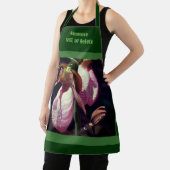 Wild Lady Slipper Orchid Flowers gepersonaliseerd Schort (Insitu)