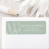 Wild Lavender Wedding Label (Insitu)
