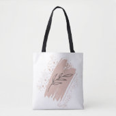 Wild Leaf Doodles Moeder Quote Tote Bag (Voorkant)