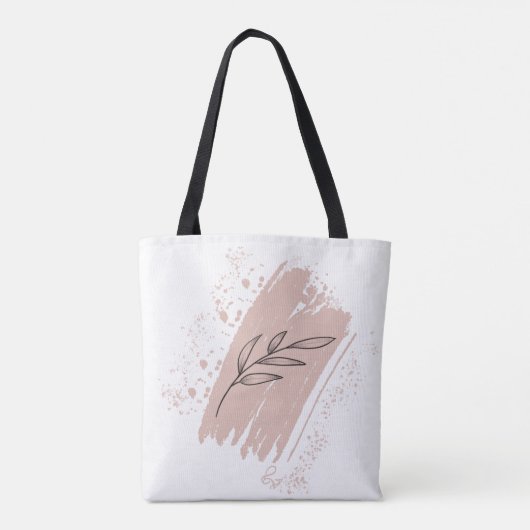 Wild Leaf Doodles Moeder Quote Tote Bag (Achterkant)