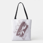 Wild Leaf Doodles Moeder Quote Tote Bag (Achterkant)