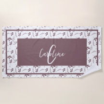 Wild Leaf Doodles Monogram