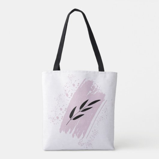 Wild Leaf Doodles Tote Bag (Achterkant)