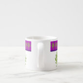 Wild Leaves op een Espresso Mok (Achterkant)