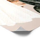 Wild Leopard Boho Lady Vrijgezellenfeest Welkom Poster (Hoek)