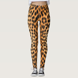 Wild Leopard Energy – Bold Animal Print Fashion Leggings