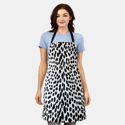 Wild Leopard Energy – Kleding met gewaagde dierenp Schort (Gedragen)