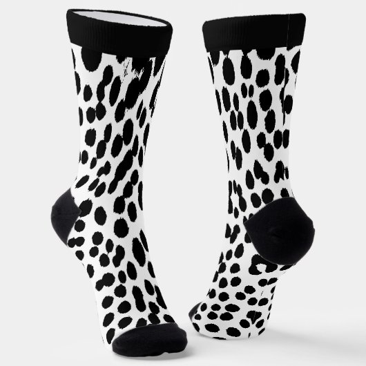 Wild Leopard Energy – Kleding met gewaagde dierpri Sokken (Gebogen)