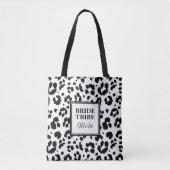 Wild Leopard Print Bachelorette Tas (Voorkant)