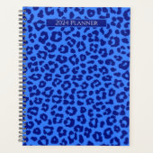 Wild Leopard Print-Blue Planner (Voorkant)
