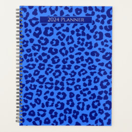 Wild Leopard Print-Blue Planner
