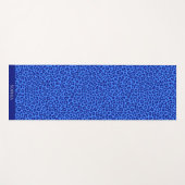 Wild Leopard Print-Blue- Yoga Mat (Voorkant (horizontaal))