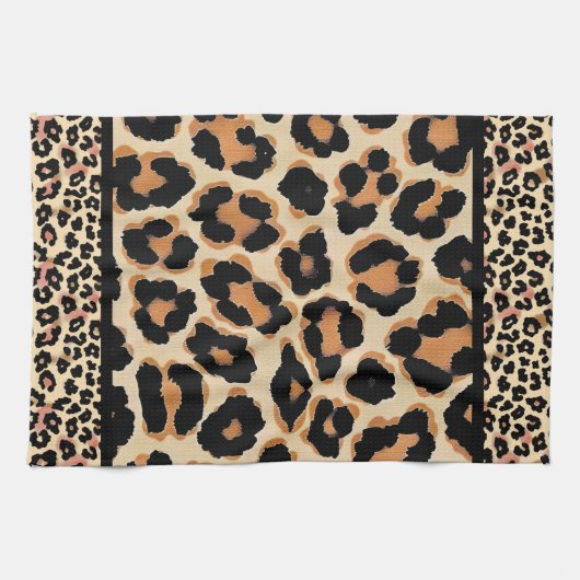 Wild Leopard Theedoek (Horizontaal)