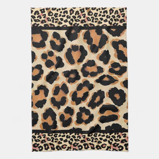 Wild Leopard Theedoek (Verticaal)