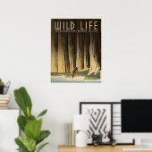 Wild Life  1940 National Park Service Poster (Thuiskantoor)