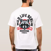 Wild Life Berlin – Waschbäre Abenteuer in der City T-shirt (Achterkant)