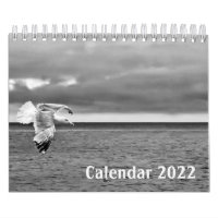 Wild Life Black en White Calendar 2022