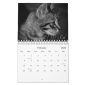 Wild Life Black en White Printed Calendar 2022 Kalender (Feb 2026)