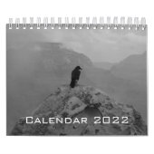 Wild Life Black en White Printed Calendar 2022 Kalender (Hoes)