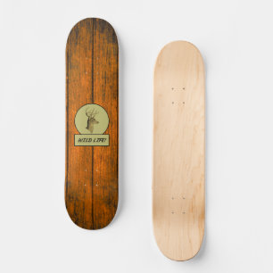 Wild Life! Buck Head houtnerf skateboard