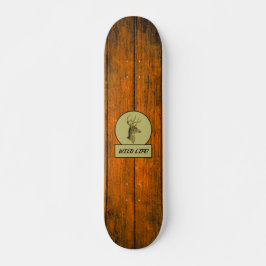 Wild Life! Buck Head houtnerf skateboard