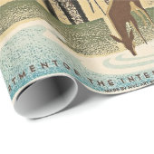 Wild Life - De nationale parken behouden het hele  Cadeaupapier (Rol Hoek)