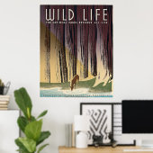 Wild Life - De nationale parken behouden het hele  Poster (Thuiskantoor)