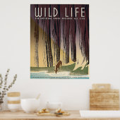 Wild Life - De nationale parken behouden het hele  Poster (Keuken)