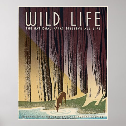 Wild Life - De nationale parken behouden het hele  Poster (Voorkant)